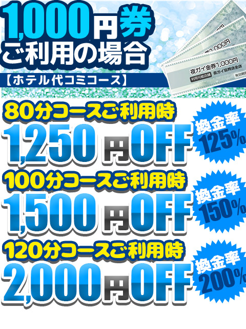 ■最高還元率200％!?夜ガイ金券買取中!!