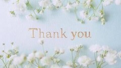 thank you&#9825;