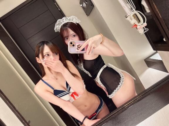 朝から、、、///