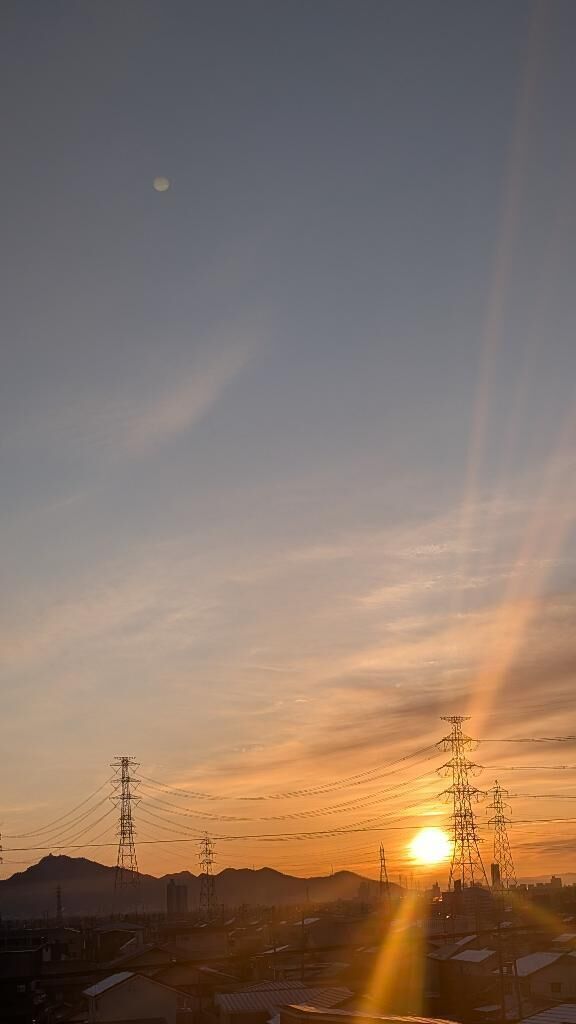 今朝の朝日&#127748;