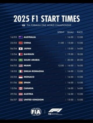 今年もF1