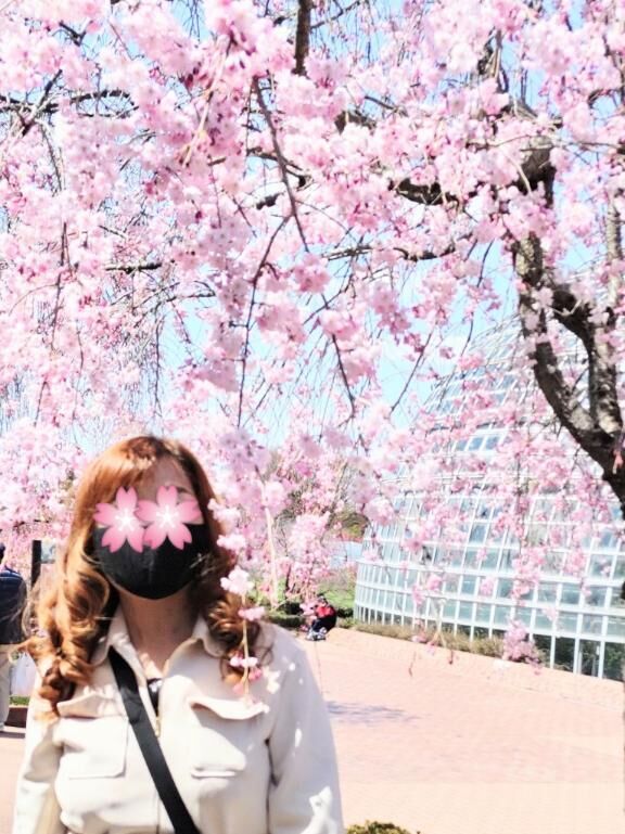 お花見日和で…(^^)
