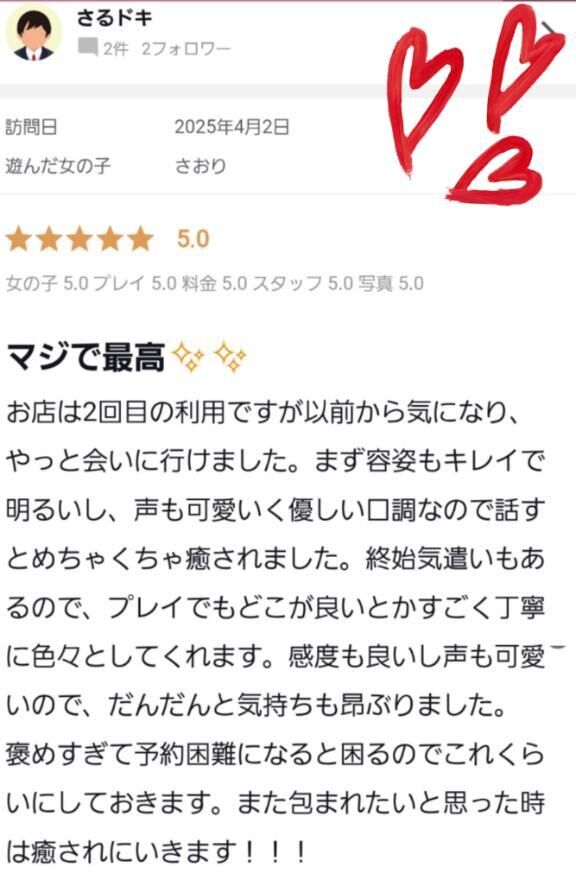 【お礼写メ日記】