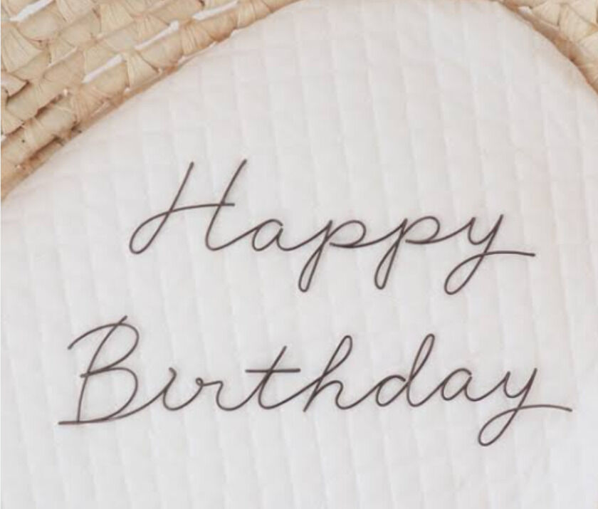 Happy　Birthday
