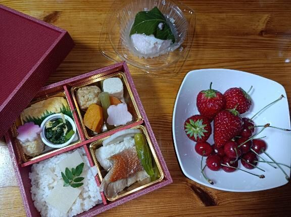 朝から