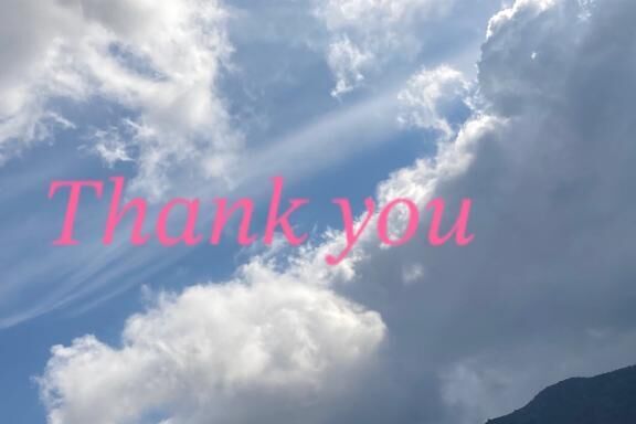 お礼&#9825;