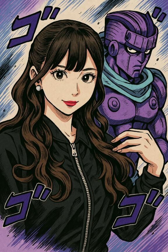 ジョジョ風あむさん&#9825;