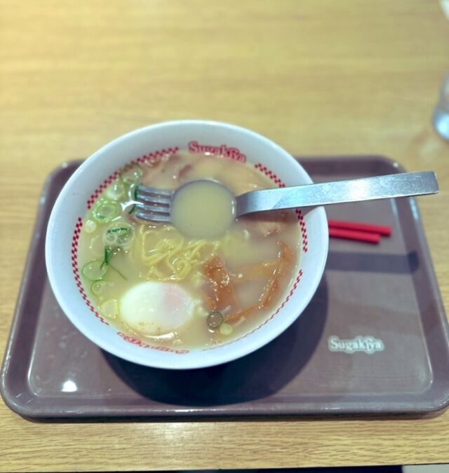 お昼はスガキヤ&#127836;