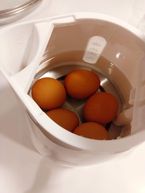 おはよーズボラクッキングティファール in たまご = ゆで卵〜落これやる人いますか(笑)?