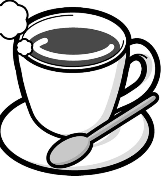 今朝はホットコーヒーで♡