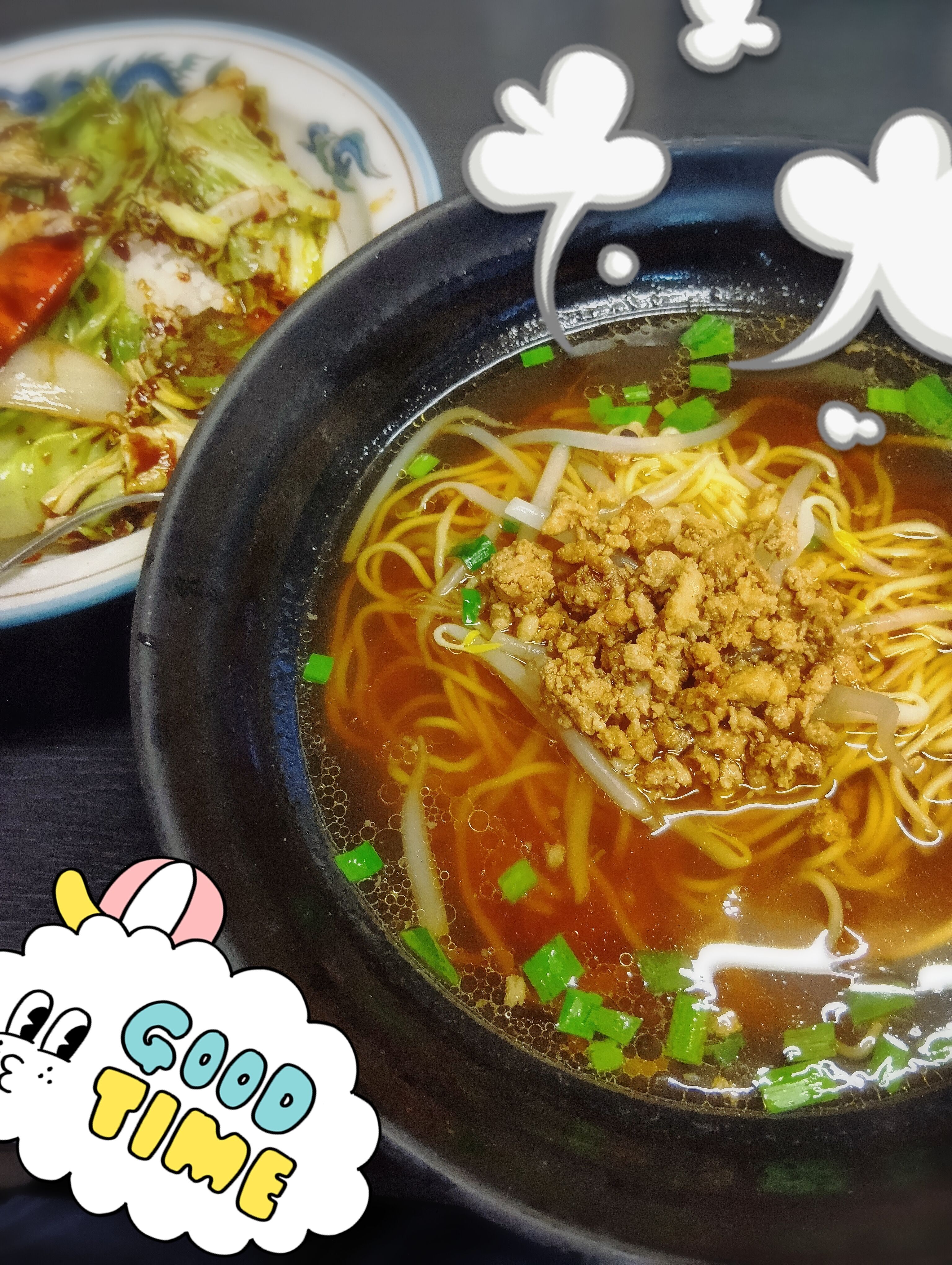 遅めの夕ご飯(^^)