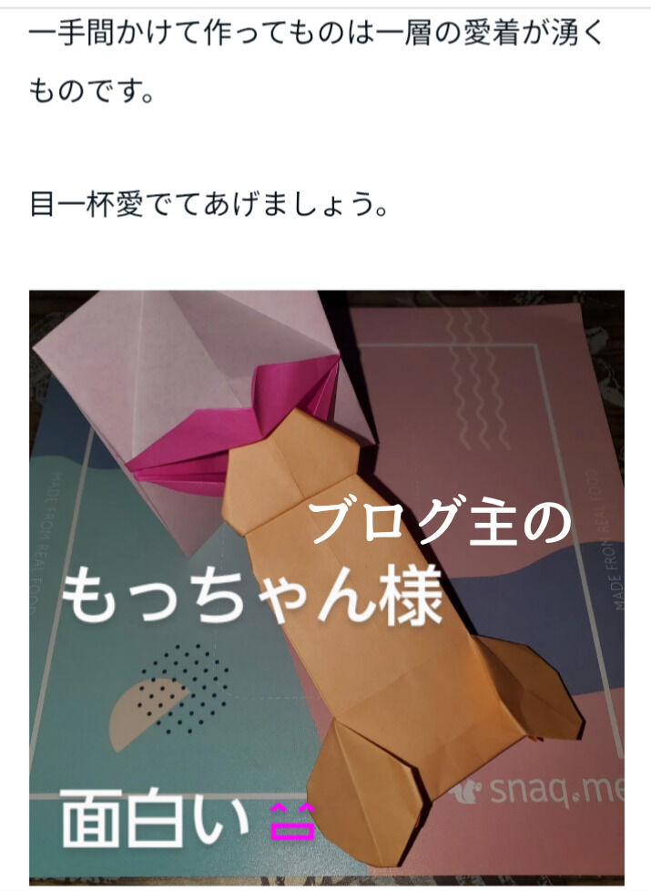 笑っちゃいました＼(^o^)／