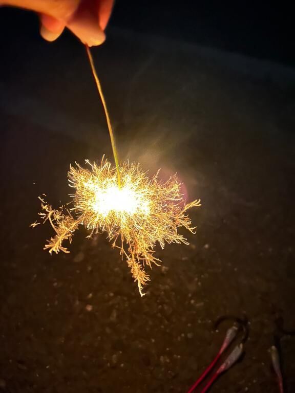 今年初花火