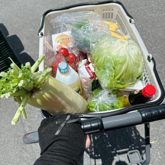 火曜日買ってきた食材で…