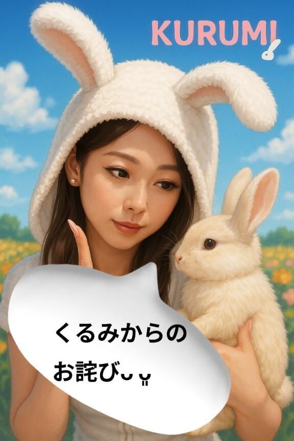 &#9888;くるみからのお詫び&#128583;&zwj;♀&#65039;