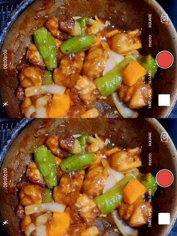 閃いて(*^^*)　酢豚（鶏)