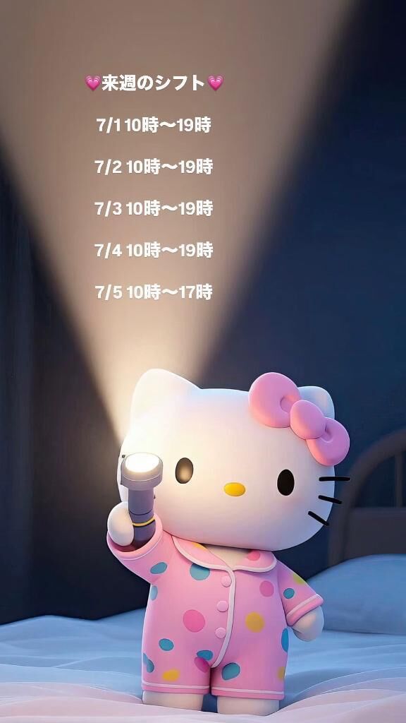 来週りんに会えるお日にち﫰