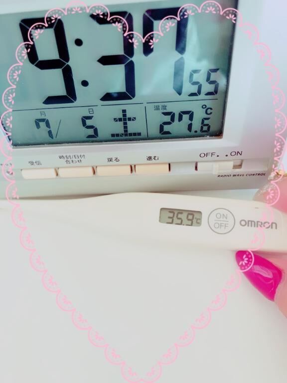 今日の体温♡