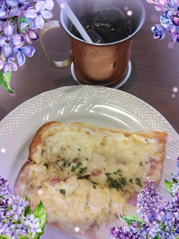 今日は外でランチ終了