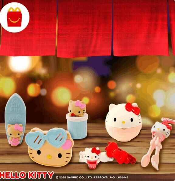 ハッピーセットにキティちゃん登場！！♡