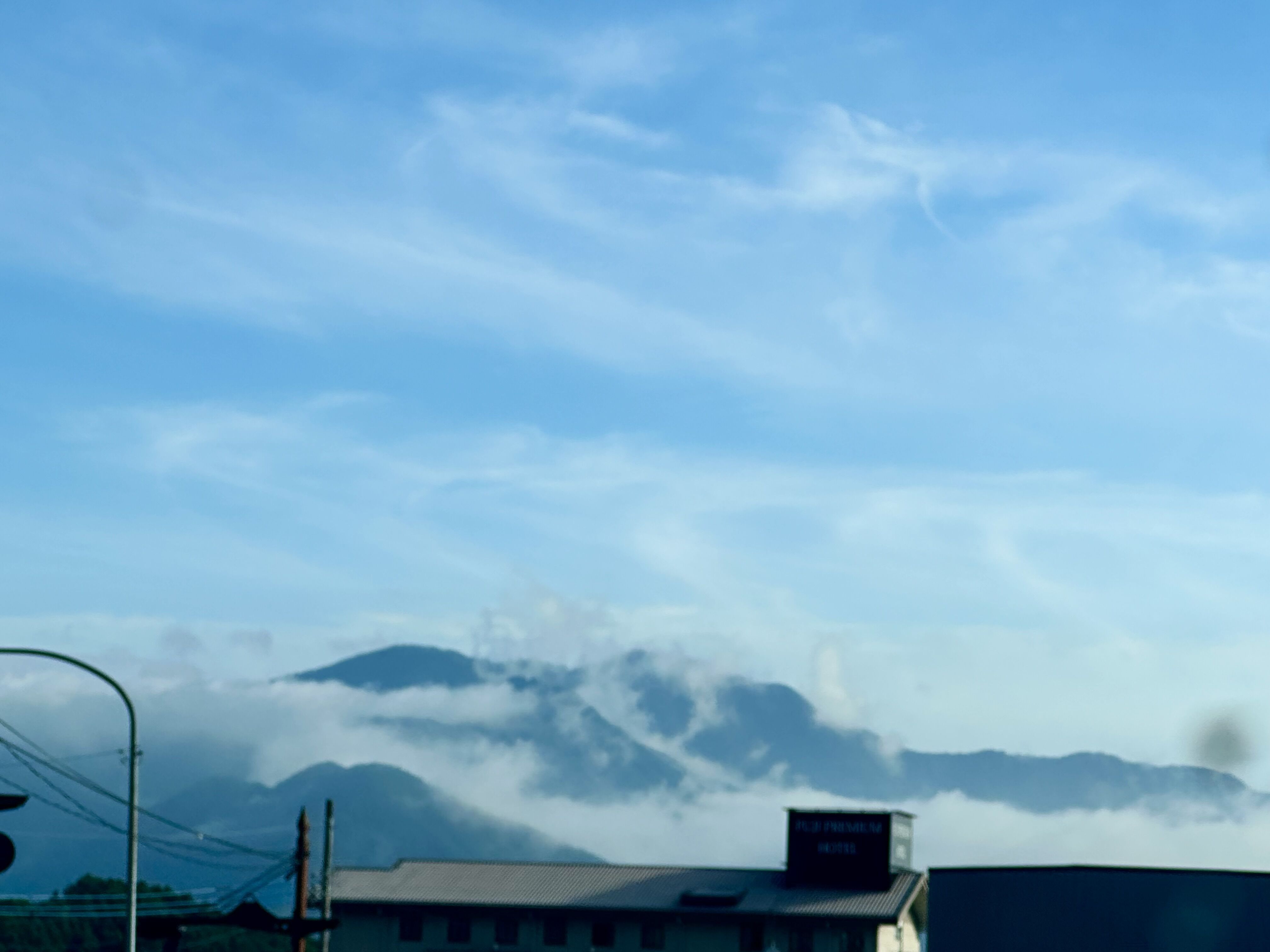朝６時の山中湖☀️