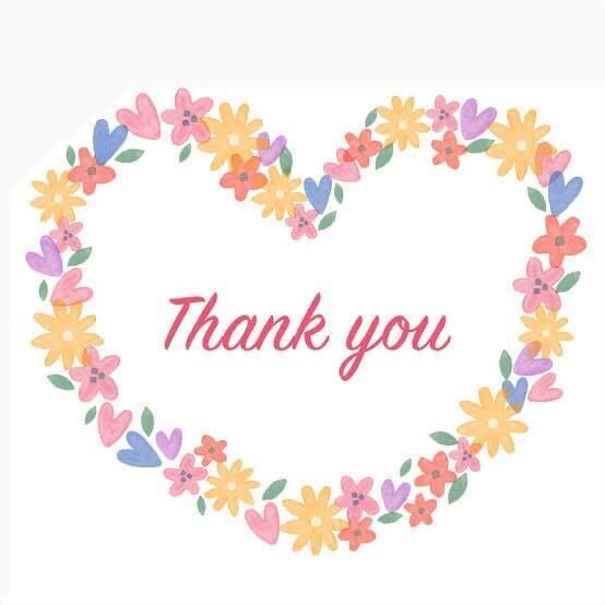 お礼&#128149;