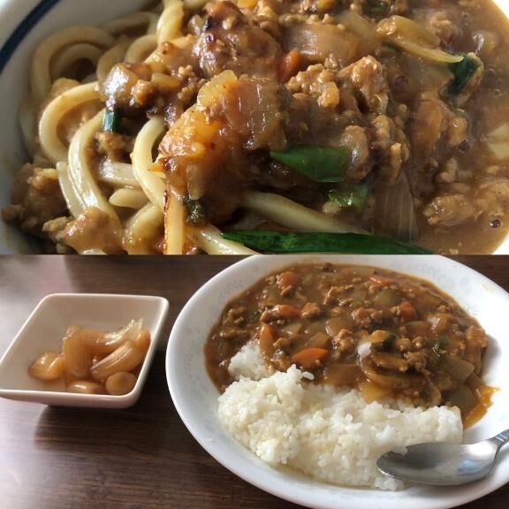 暑い日はカレーだょ(^｡^)
