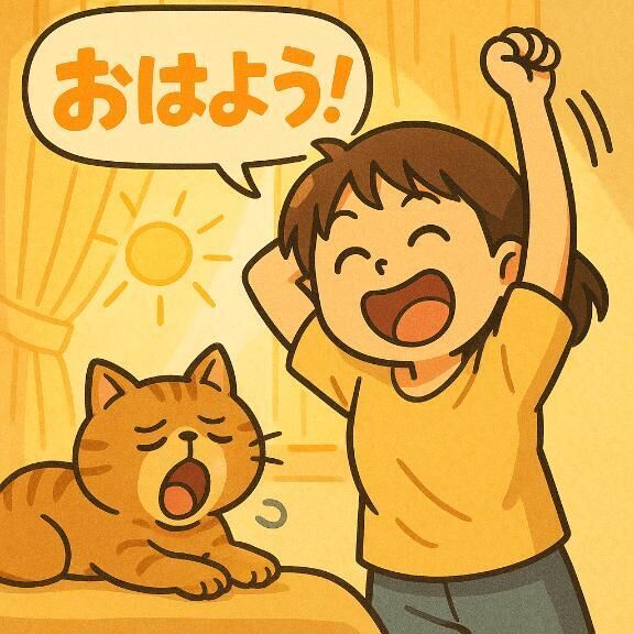 おはよー