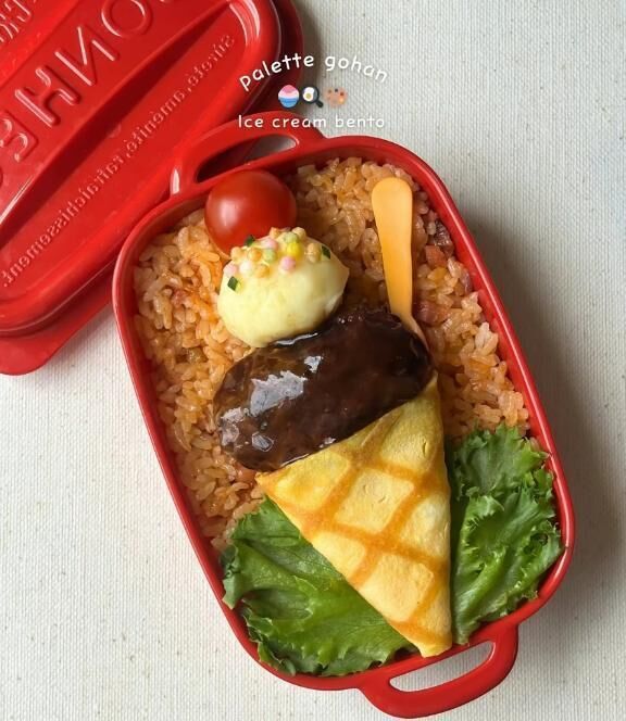 &#127857;&#127802;アイスクリーム弁当&#127802;&#127857;