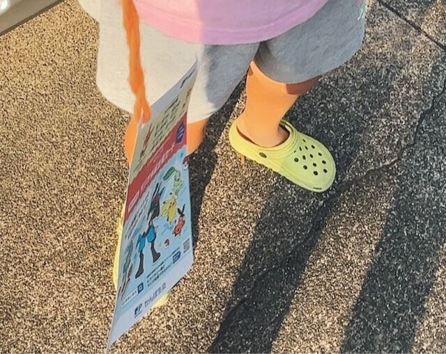 朝から全力…笑