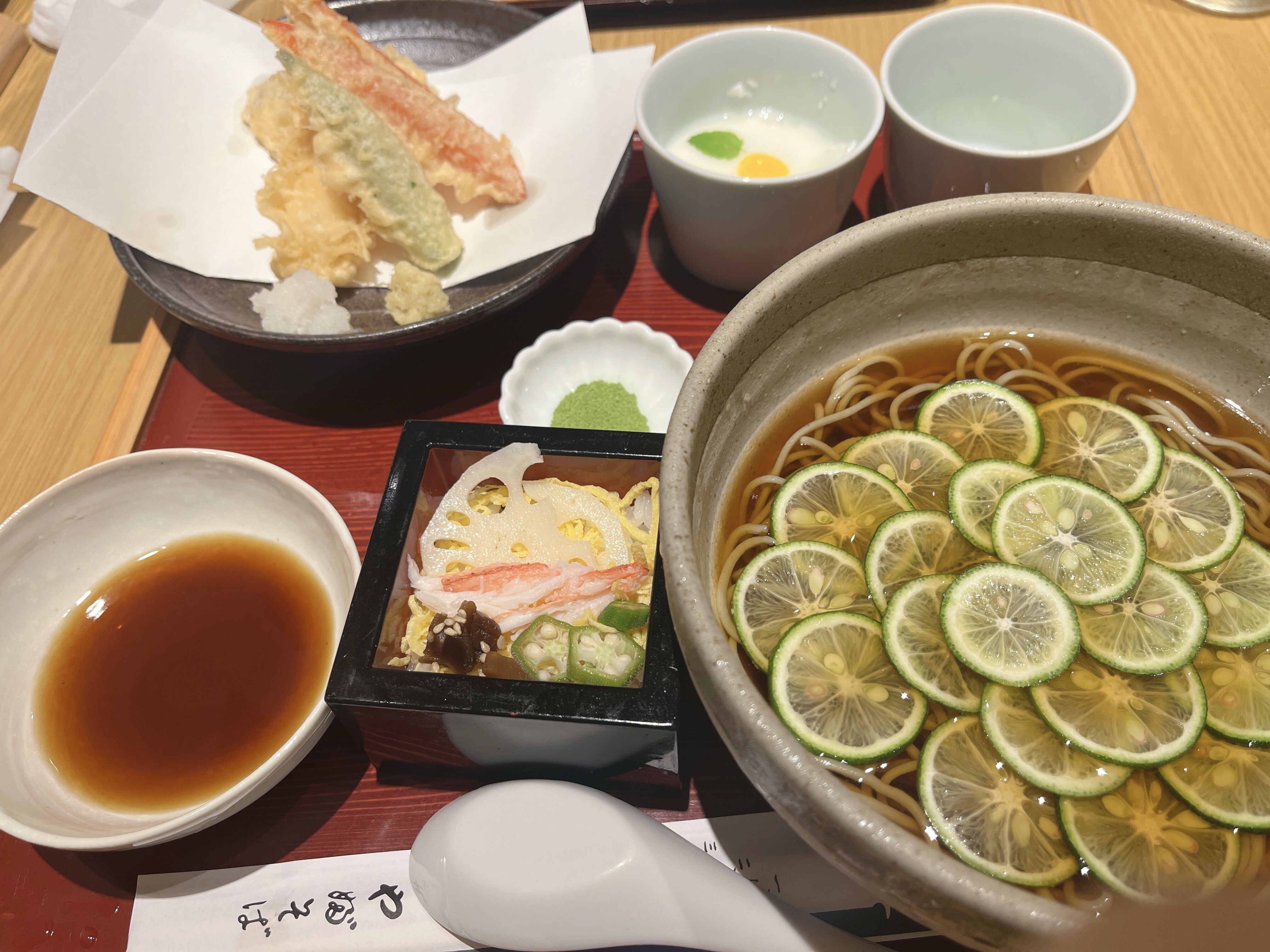 すだち蕎麦❤️