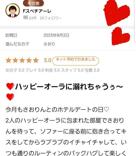 【お礼写メ日記】