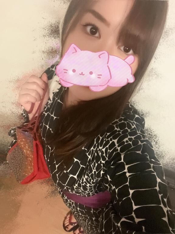 百合柄浴衣♡