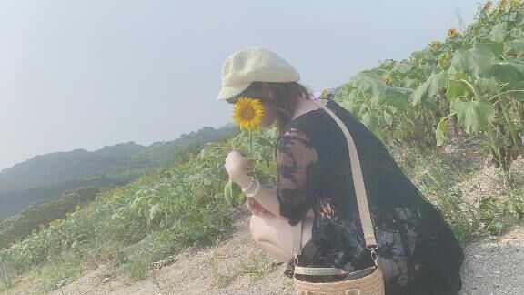 ここにひまわりは入れちゃダメですか...♡♡