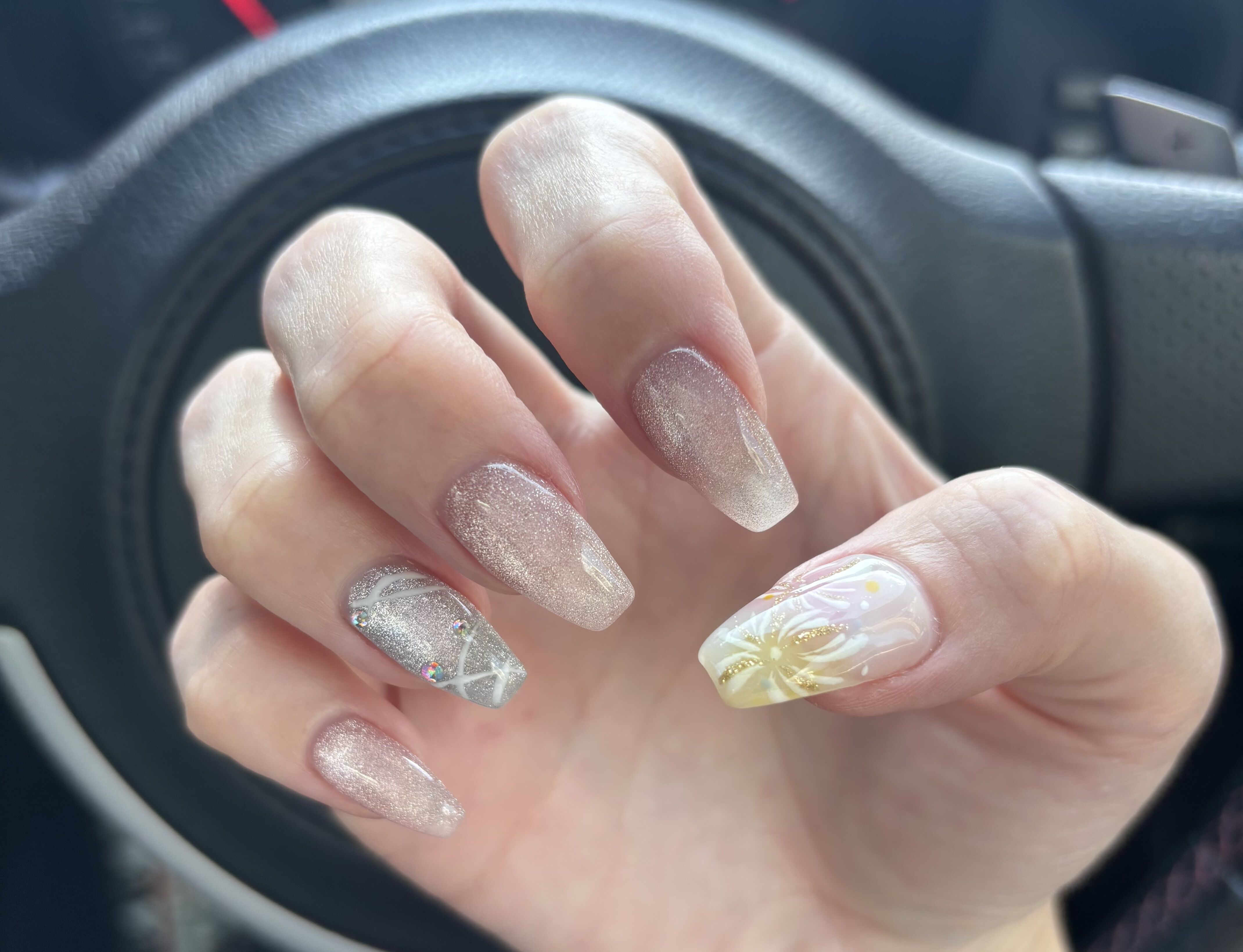 花火ネイル&#127879;お礼