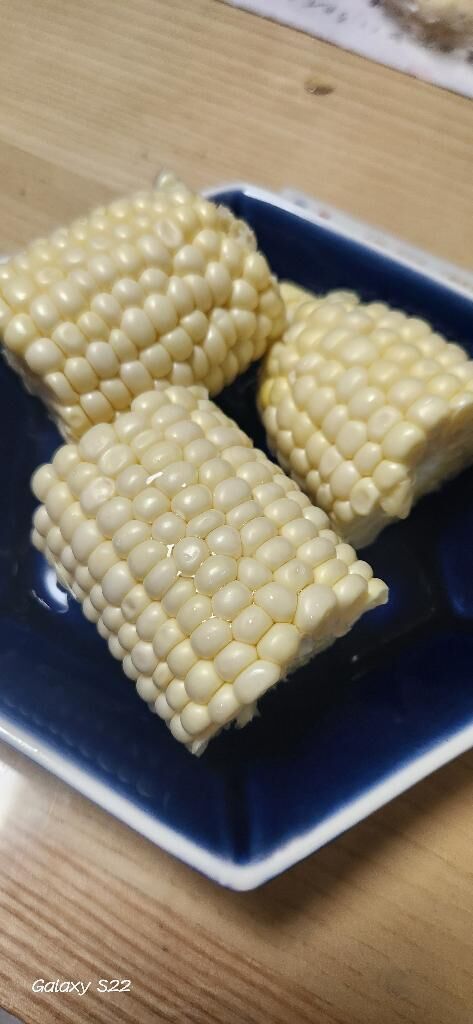 白いもろこし&#9825;