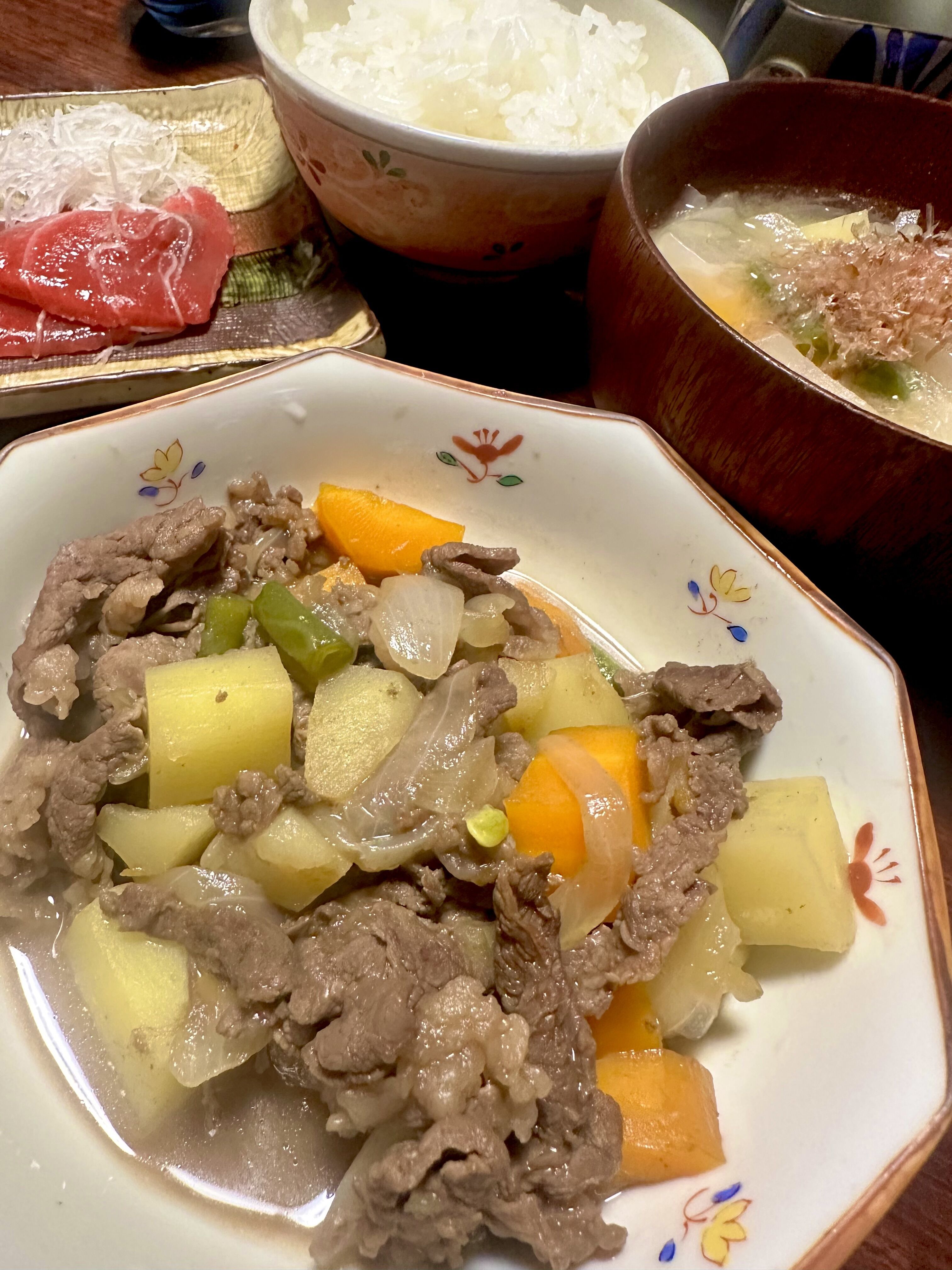 今夜は肉じゃが作った&#129364;&#129385;&#129379;