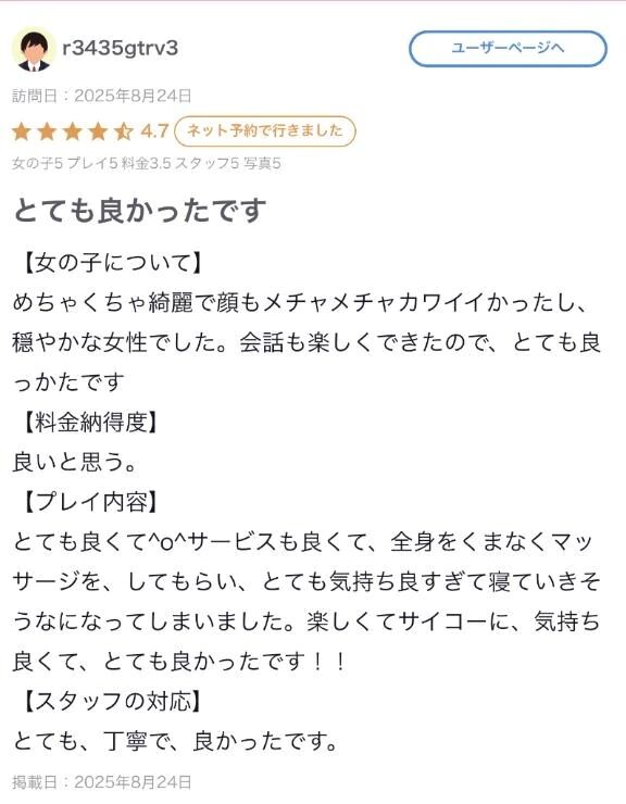 【お礼写メ日記】