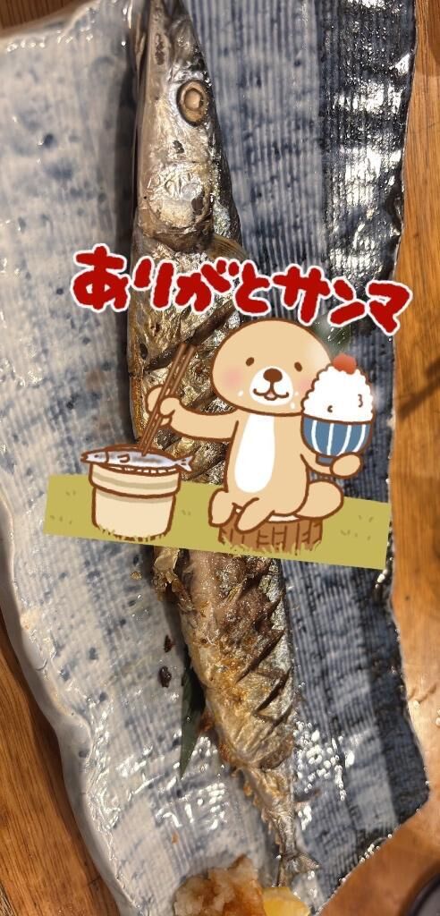 8月のお礼&#9825;秋刀魚秋刀魚