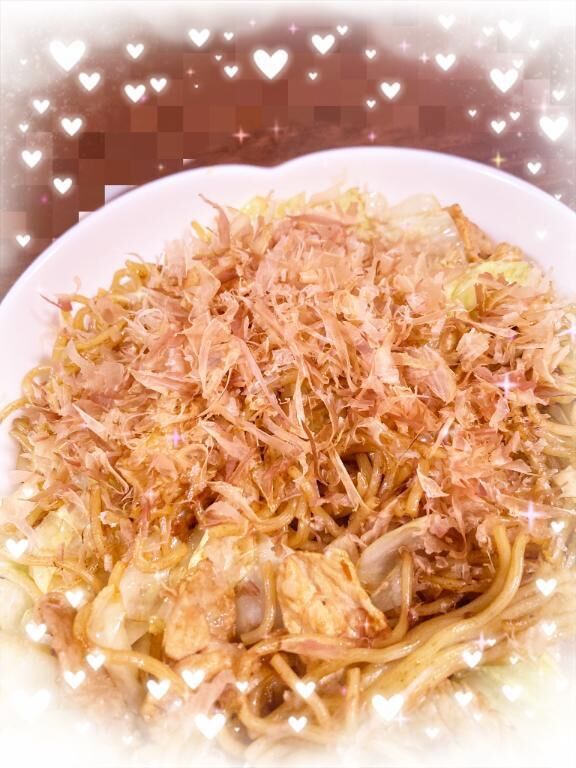 お昼は焼きそば！　暇だよ&#x301C;