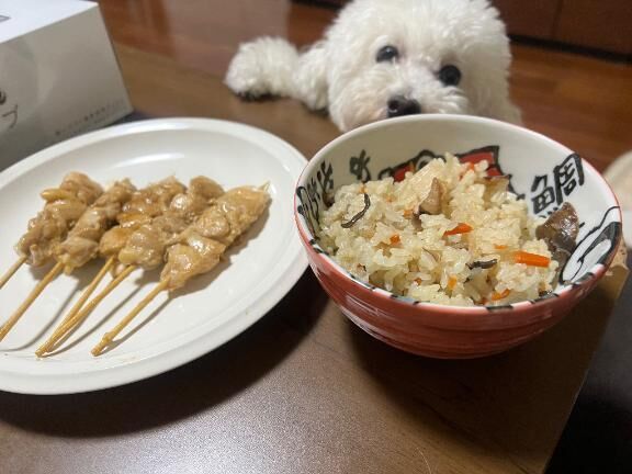 松茸ご飯＆びっくり