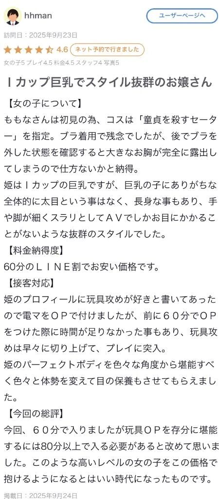 【お礼写メ日記】