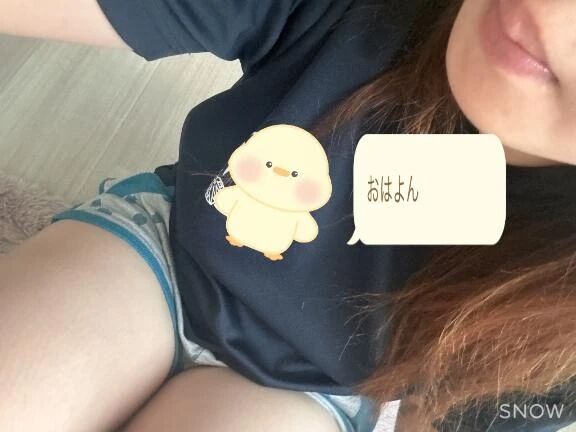 起きたよ&#9825;