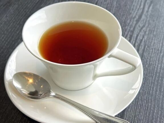 目覚めの一杯。