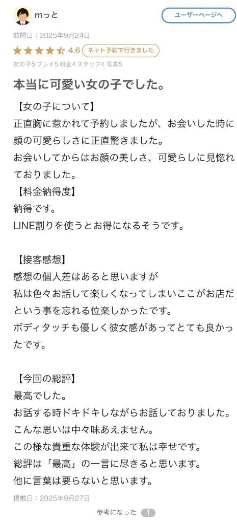 【お礼写メ日記】