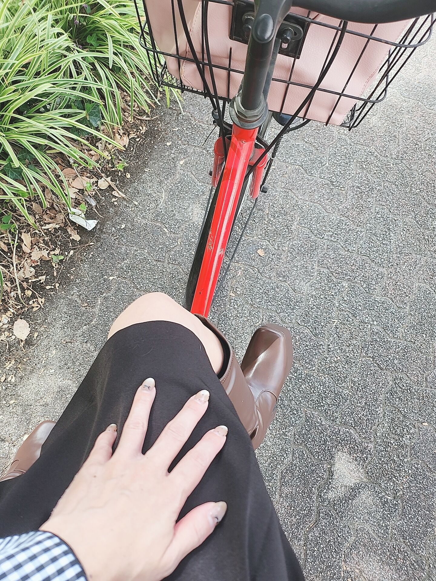 ブーツに自転車&#9825;