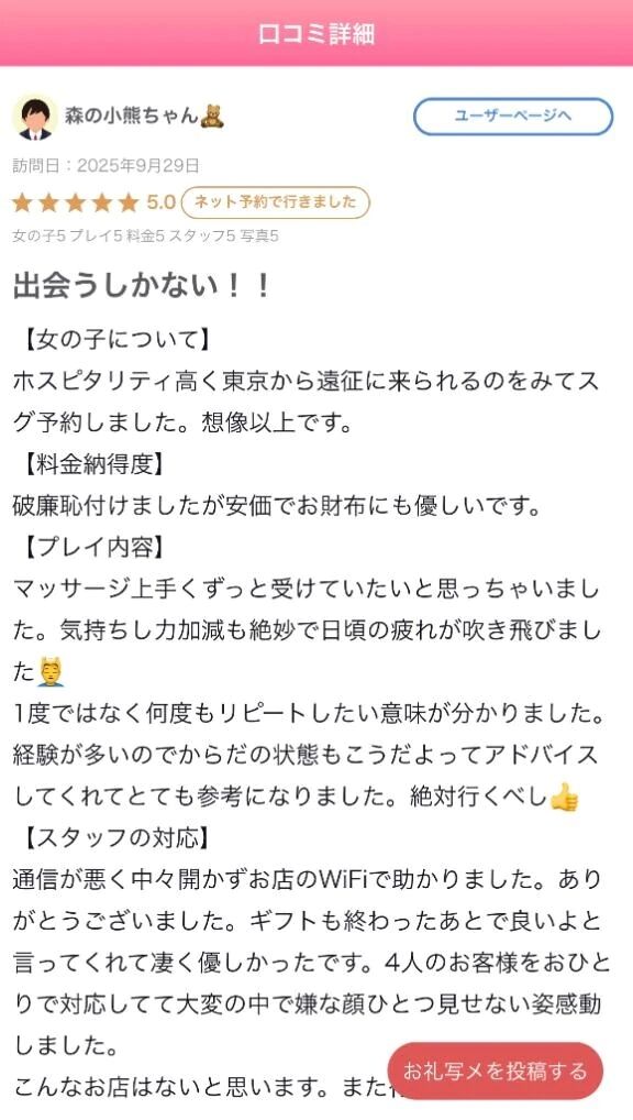 No.15【お礼写メ日記】