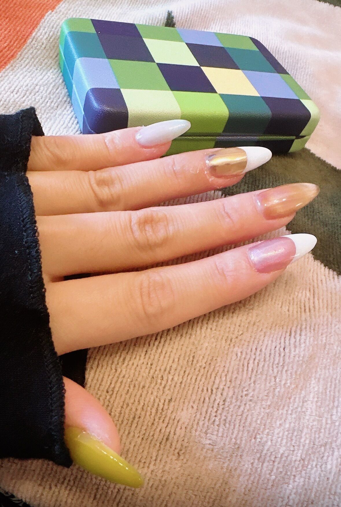 newネイル&#129294;明日から大阪からの北陸行ってくる&#128645;