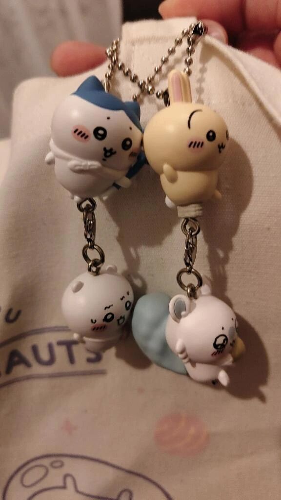 rudoさんからいただいたちいかわのチャーム&#129402;&#129655;