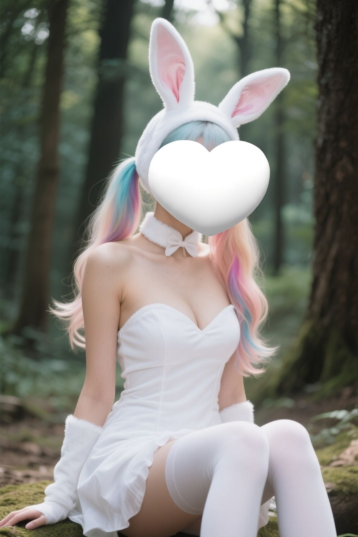 森林の木漏れ日がこぼれる場所も堪らなく興奮し恥ゃうの&#9825;